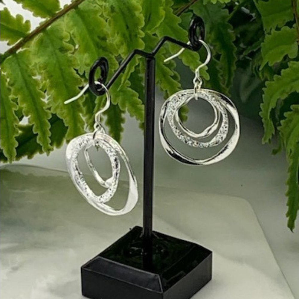Organic Circle Earrings